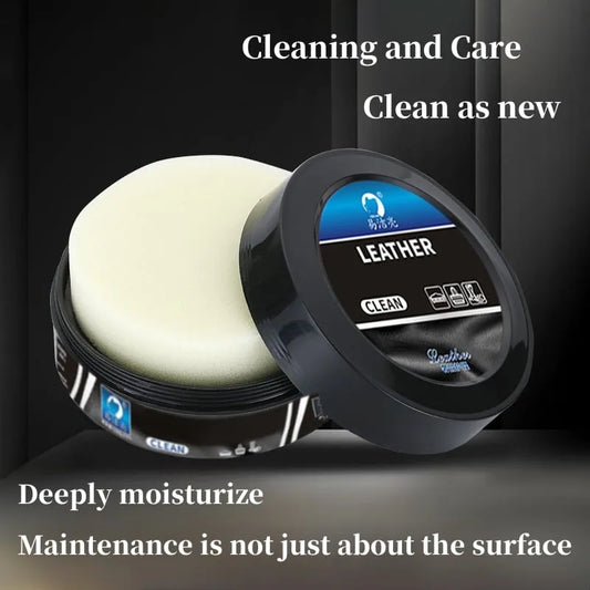 2 PACK Leader cleaning and care cream &Cleaning paste for leather care